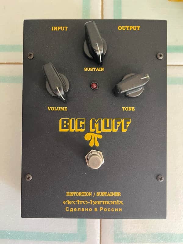 Electro-Harmonix Vintage Russian Big Muff Black V8 Version 8 Soviet Fuzz Distortion image 1