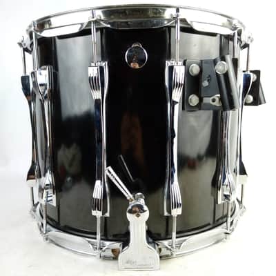 Ludwig 12x14"Black Cortex Monroe Keystone Snare Drum Vintage 90s Marching/Parade image 4