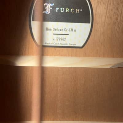 Furch Blue Deluxe Gc-CM 2025 - Western Red Cedar/African Mahogany with Case CNR SYSTEM ACTIVE image 10