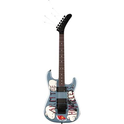 Fender Tom Morello Signature "Arm The Homeless" - Rosewood Fingerboard, Blue Ice Metallic image 1