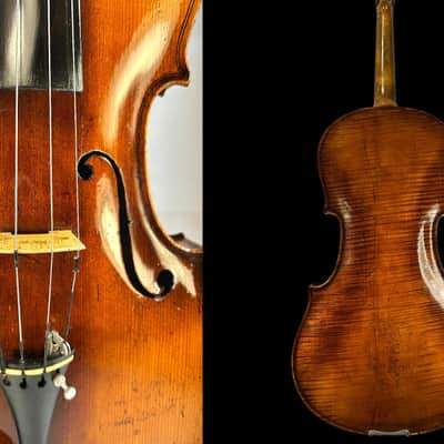 VINTAGE / OLD / ANTIQUE 16” Viola + Solid Case - Deep Resonant Tone | Master Setup | Free Worldwide Shipping - Youtube Videos ビオラ 中提琴 image 5