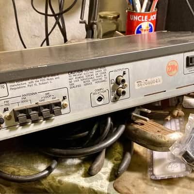Sansui T-707 AM/FM Auto Search Stereo Tuner - Powers up - Looks good overall image 4