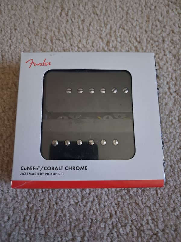 Immagine Fender  Cunife Cobalt Chrome Jazzmaster set 24 - Blk - 1