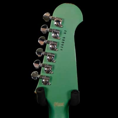 Mint Gibson Custom Dealer Select Firebird Custom Electric Guitar - Murphy Lab Heavy Aged, Inverness Green image 7