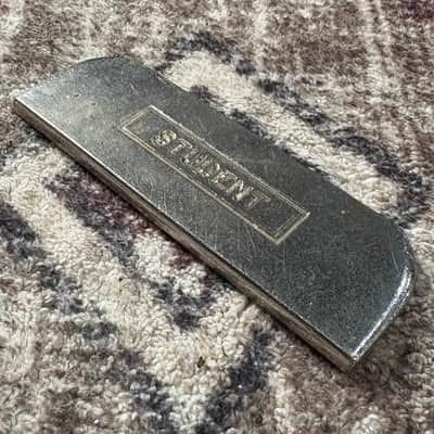 Vintage Nick Manoloff Student Tone Bar Slide Nickel For Lap Pedal Steel Squareneck Resonator! image 3