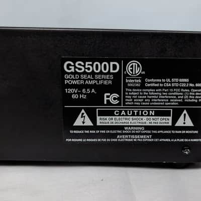 Bogen GS500D Gold Seal Series D 500W Power Amplifier with EQ image 7