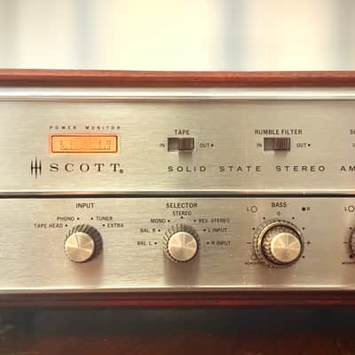 🎶✨ H.H. Scott Stereomaster LK-60 Integrated Amplifier w/ Wood Case — Phono/Input Caps Refreshed + Upgrades, Fully Working image 5