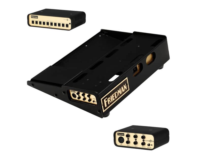 Friedman TOURPRO1317 Platinum Pedalboard w/1 Riser, Power Grid 10, Buffer Bay 6 image 1