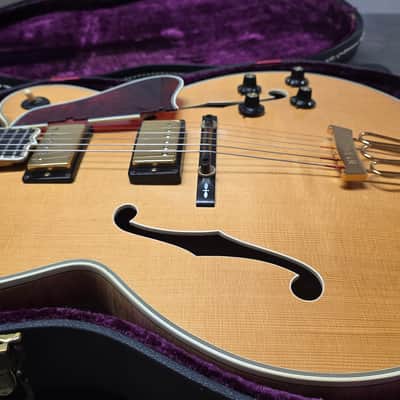 1974 Gibson Byrdland N 1 of 6 Venetian Thinline Archtop Hollowbody Natural 70s American Vintage 1970's Custom Order Jazz Guitar Kalamazoo USA image 3