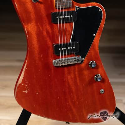 Fano PX6 Alt de Facto Mahogany Wraptail Guitar w/ Lollar P-90s – Faded Cherry image 3