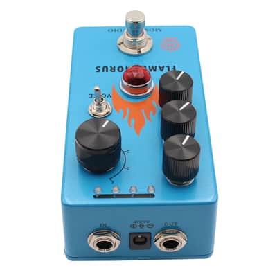 Mosky Flame Chorus Guitar Pedal with Speed/Depth/Blend/Voice Button,price included tax from CN to USA image 5