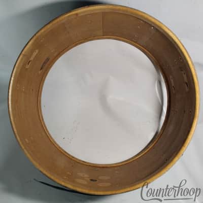 *Slingerland 14x22"Blue Agate Buddy Rich Bass Drum Shell 3Ply 70s Sound King USA image 8