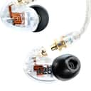Shure SE425-CL Sound Isolating Dual Driver Earphone with Detachable Cable, Clear
