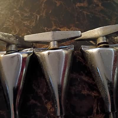 Remo Quadra Bass Drum Tension Rods and claws 80s image 3