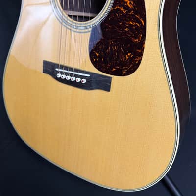 Martin D-28 (2025) Dreadnought Acoustic Guitar Gloss Natural Finish w/ Case image 8