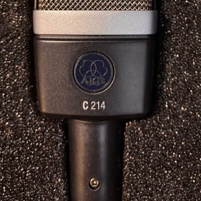 AKG C214 Large Diaphragm Cardioid Condenser Microphone 2010s - Black image 4