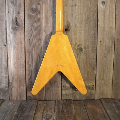 Hamer Vector Flying V 2004 Natural Korina image 8