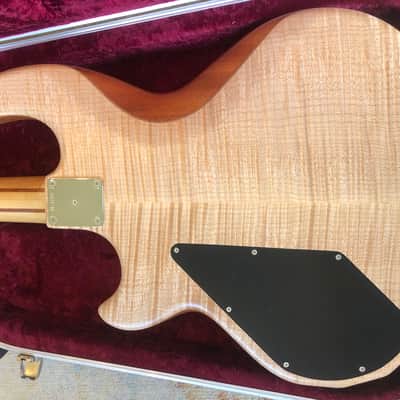 Wal MK2 2012 Flame Maple 4 string bass guitar image 14