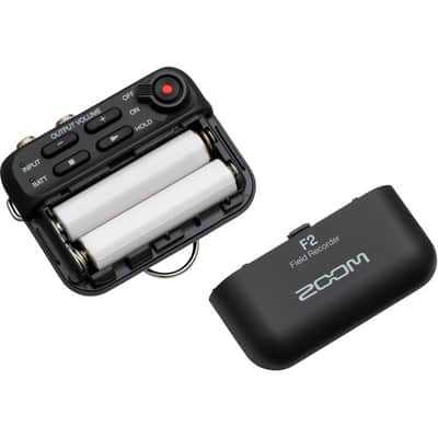 Zoom F2 Ultracompact Portable Field Recorder with Lavalier Microphone image 3