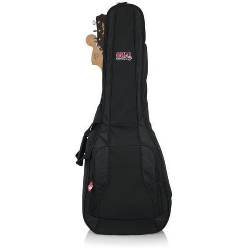 Gator GB-4G-ACOUELECT 4G Series Double Guitar Bag For Acoustic And Electric Guitar with Adjustable BackPack Straps image 1
