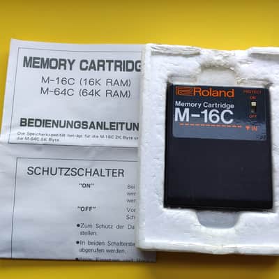 ROLAND M-16C JUNO MKS JX8P JX10P Memory Cartridge store your own sounds image 9