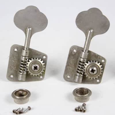 1968-1972 Vintage Fender Jazz/Telecaster/Precision Bass PBass ~NICKEL TUNERS~ Set of 3 1969,1970,1971 image 5