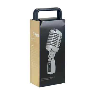 STAGG Professional Vintage Style Cardioid Dynamic Microphone With Cartridge DC04 image 4