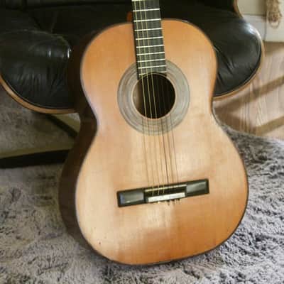 Unknown Flamenco guitar Brazilian Rosewood sides and back 1930s image 1