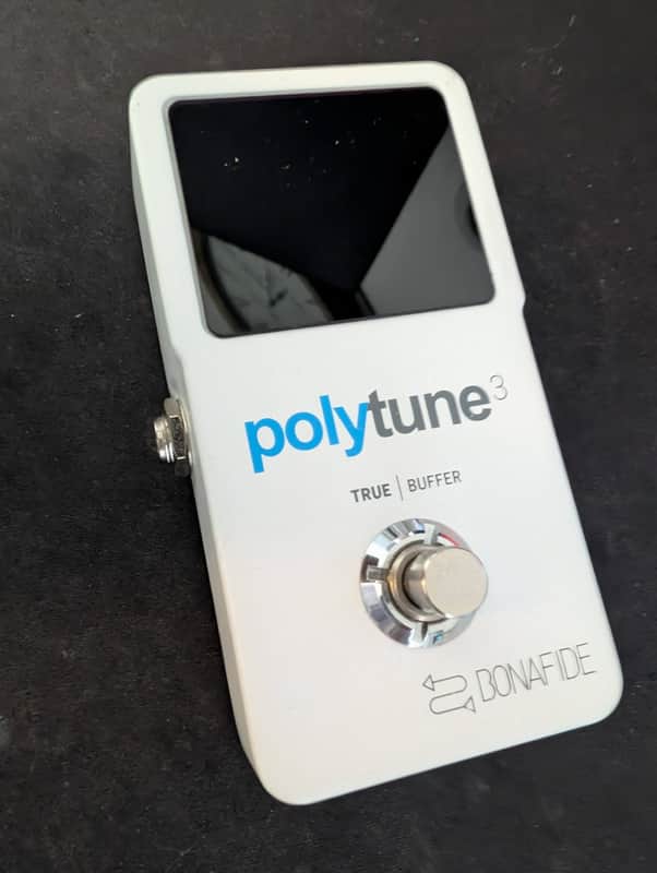 TC Electronic Polytune 3 Polyphonic Tuner Pedal 2017 - Present - White image 1