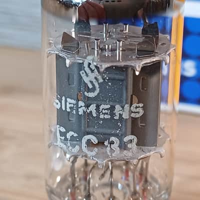 Very rare 1965 NOS NIB Siemens 12AX7 ecc83 super strong great tone !!! Best Philips Mullard substitute !. image 11