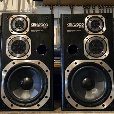 KENWOOD 3 WAY BASS REFLEX /BLACK/8 OHM/MADE IN JAPAN image 5
