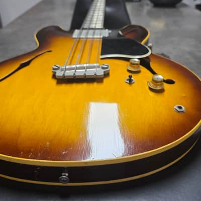 1964 Gibson EB-2 Sunburst EB2 American Vintage 60s 1960's Natural Aged Relic Kalamazoo USA Bass Guitar image 14