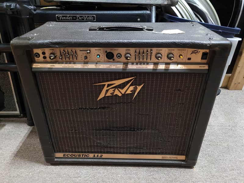 Peavey Ecoustic 112 100-Watt 1x12" Acoustic Instrument Amplification System 1990s - Brown - Local Pickup Only image 1
