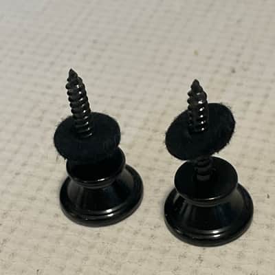 2000's Japan Jackson DK2 Dinky Guitar Factory Black Oversize Strap Buttons image 3