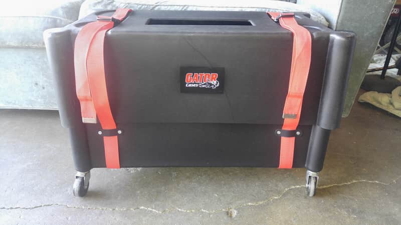 Gator G-212-ROTO 2X12 Molded Combo Amp Case/Stand w/ Wheels image 1