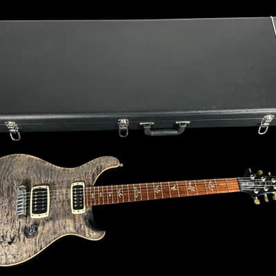2012 Paul Reed Smith PRS 408 Flame Top with Birds ~ Grey Black image 11