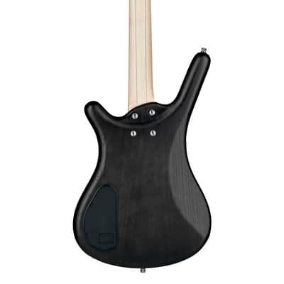 Warwick RockBass Corvette $$, 4-String, Fretless - Nirvana Black Transparent Satin image 8