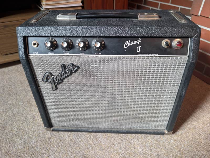 Fender Champ II 18-Watt 1x10" Guitar Combo 1981 - 1983 - Black image 1