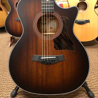 Taylor 324ce Baritone-8 LTD Grand Auditorium, Tropical Mahogany Top, Back & Sides with Hardshell Case image 4