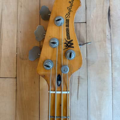 1978 Musicman Stingray Bass Guitar Black Pre-EB image 7