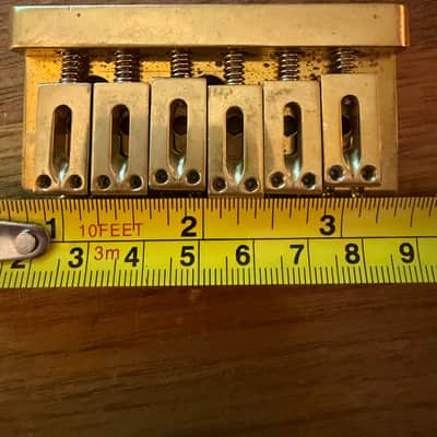 Charvel Jake E. Lee Brass Hardtail Bridge 80s - Brass image 8