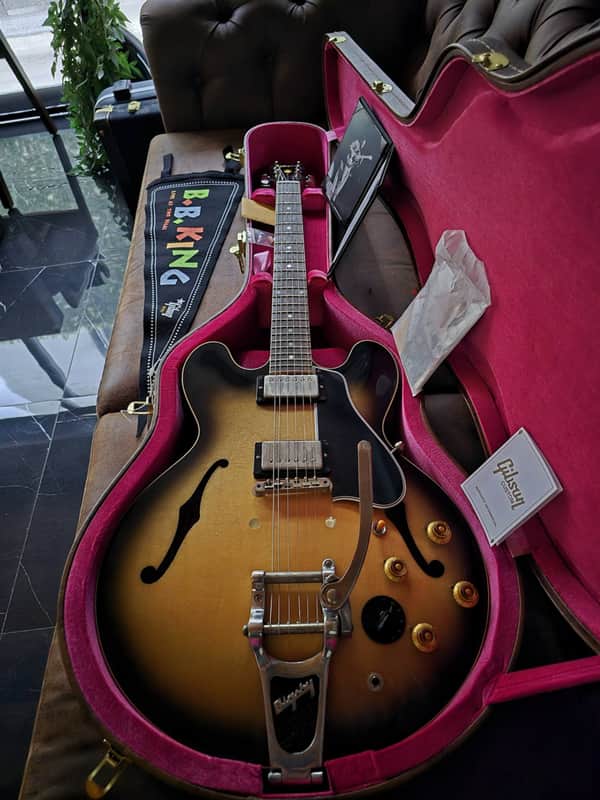 Gibson Custom Shop 1959 ES-335 B.B. King «Live at the Regal» - Murphy Lab Aged – Argentine Grey Sunburst image 1