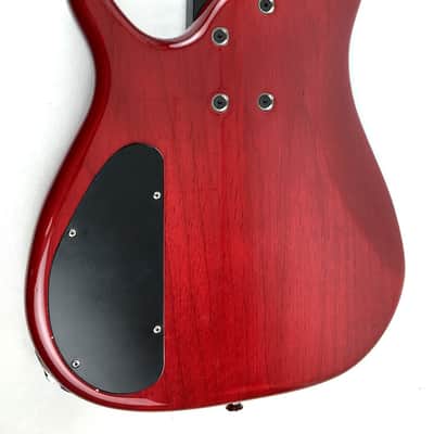 Modulus Quantum Five-String Fretless - Transparent Cherry image 6