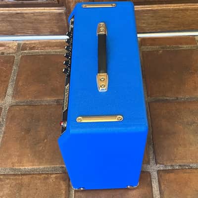 Weber 6A14 64' Custom Hand Wired Princeton Reverb Tribute 12 Watt 1x10" Tube Amp Guitar Combo - Royal Blue image 8
