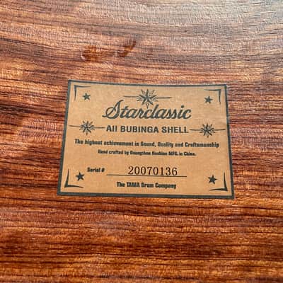 Tama Starclassic Bubinga Bass Drum 20”x22” - NOS image 11