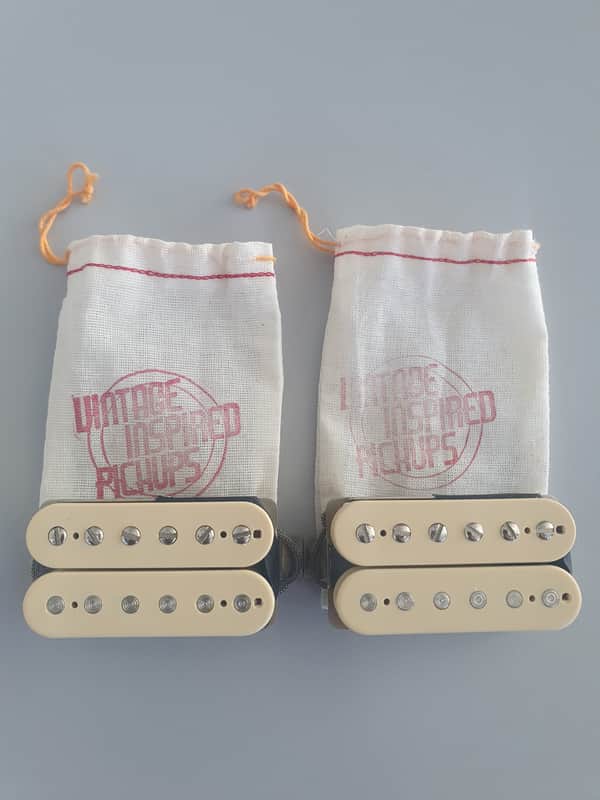 Vintage Inspired Pickups (VIP) Lovers Humbucker PAF Set in Cream image 1