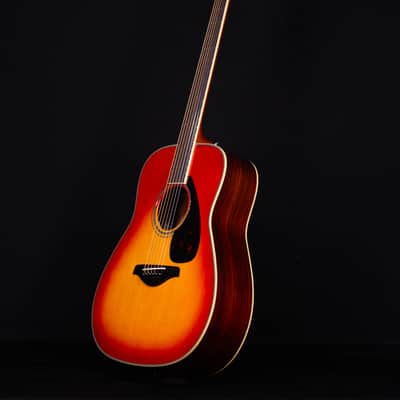 Yamaha FG830 Folk Acoustic Guitar, Autumn Burst image 6