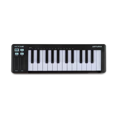 Arturia MicroLab mk3 25-Key Universal MIDI Controller, Black