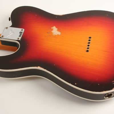 Fender Custom Shop '59 Telecaster Custom Relic Maple Neck Wide Fade Chocolate 3-Colour Sunburst CZ568968 image 8