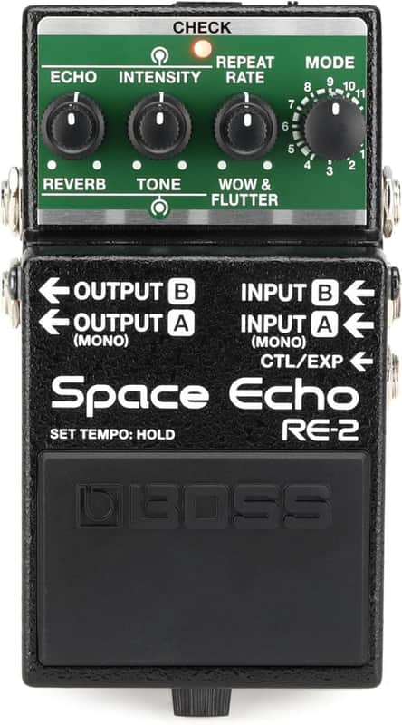 Boss RE-2 Space Echo Delay and Reverb Effects Pedal image 1